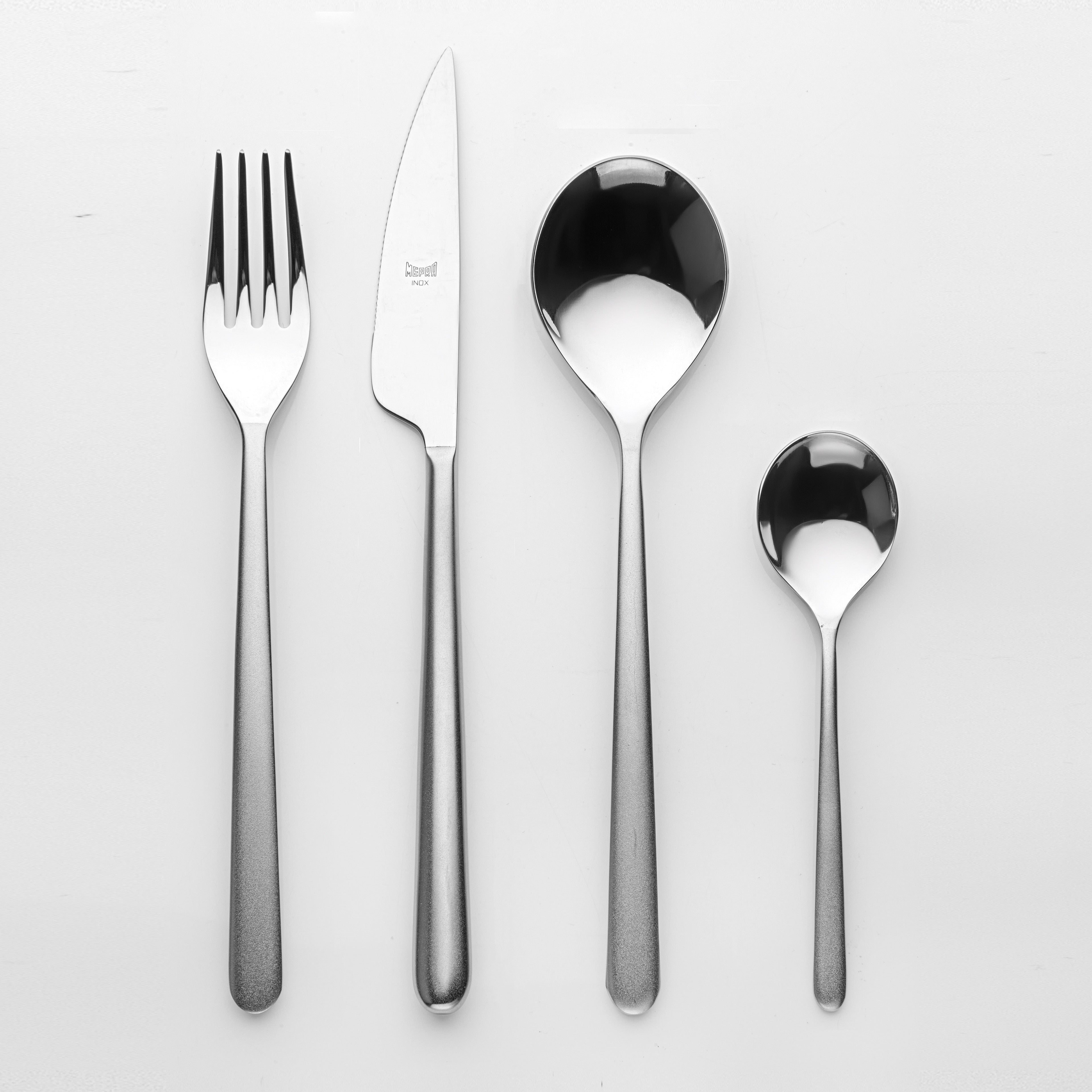 Cutlery set of 24 Linea Frozen Handle - Mepra