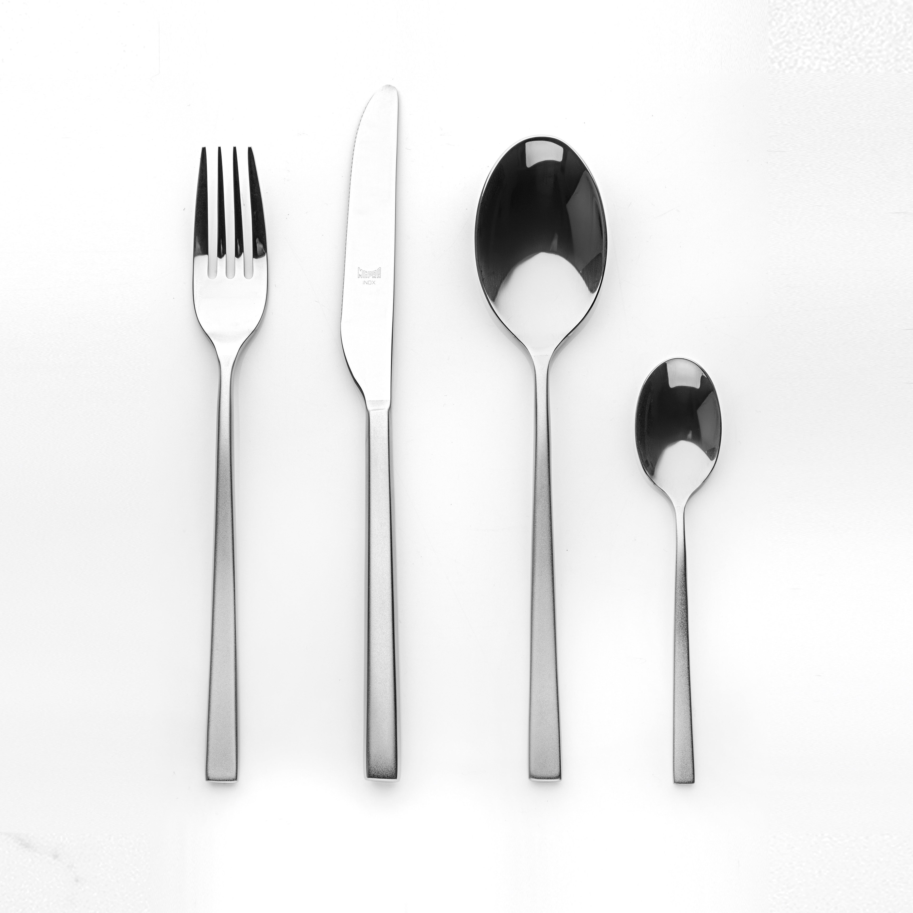 Cutlery set of 24 Atena Frozen Handle - Mepra