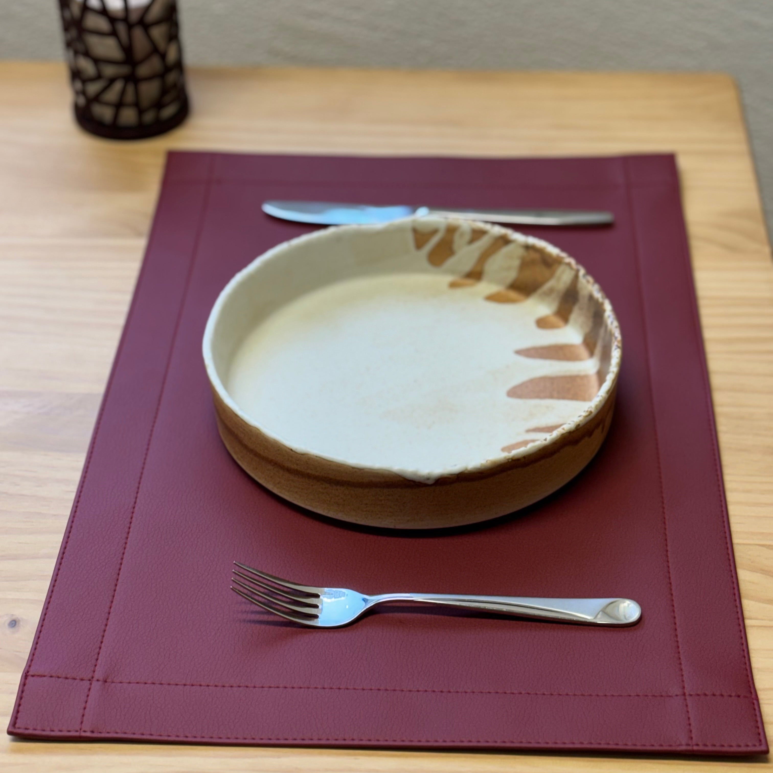 Table Placemat - Tapez 1 Bordeaux