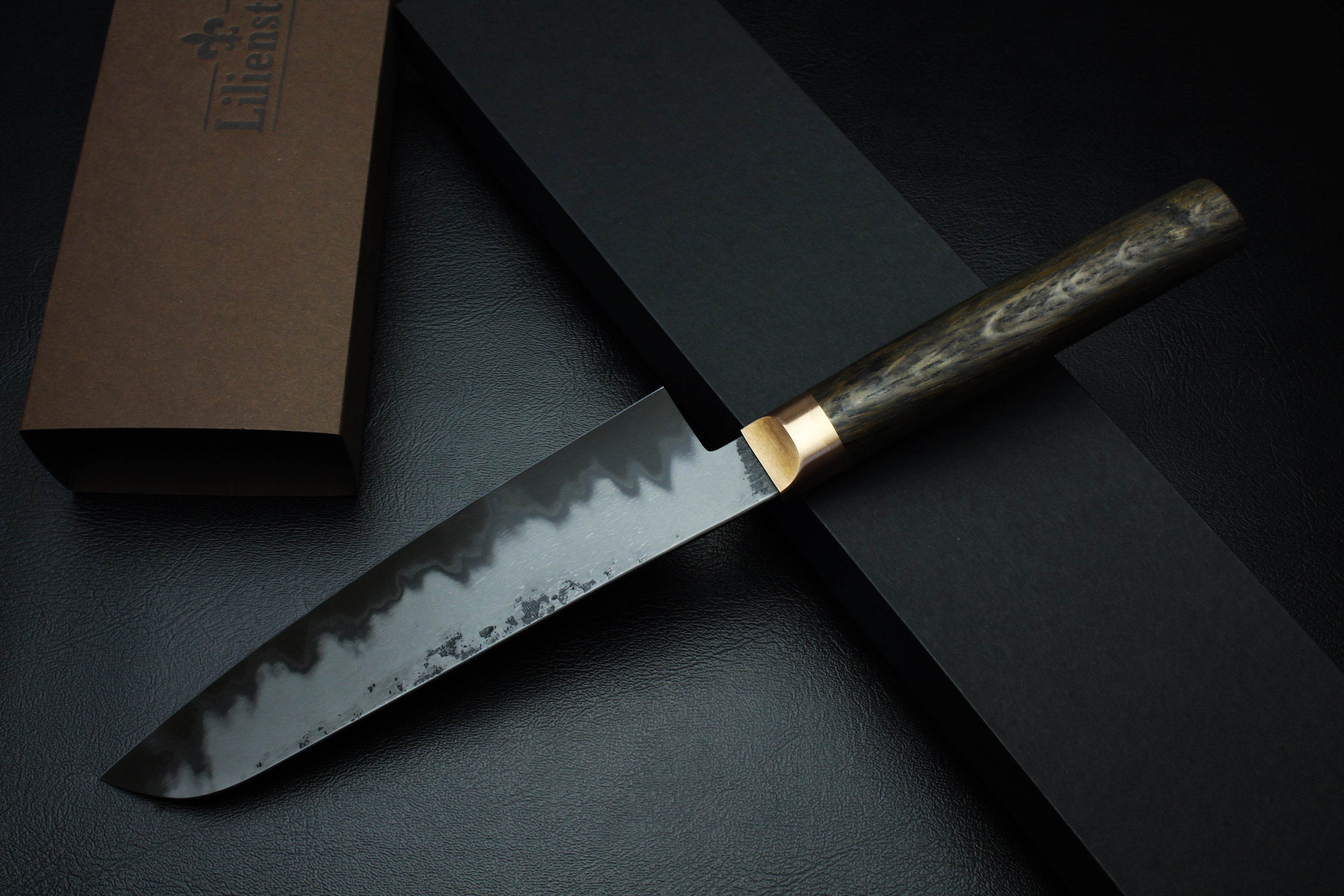 Knife Santoku Mooreiche - Lilienstahl