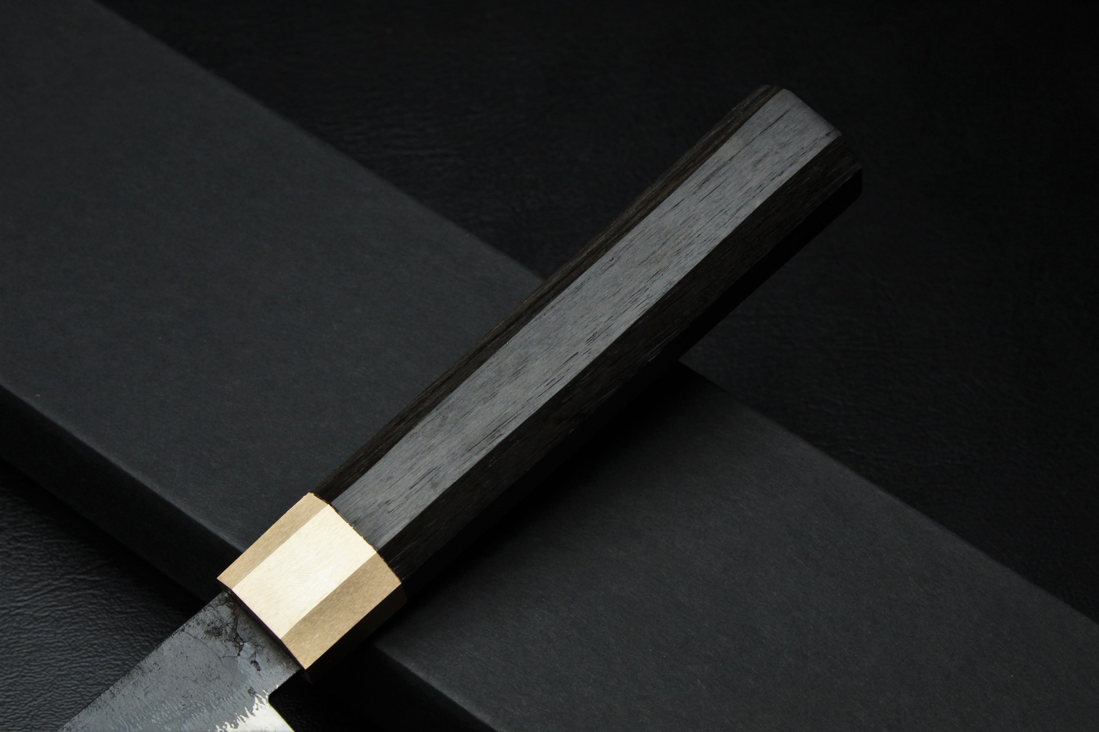 Knife Santoku Mooreiche Oktagonal - Lilienstahl