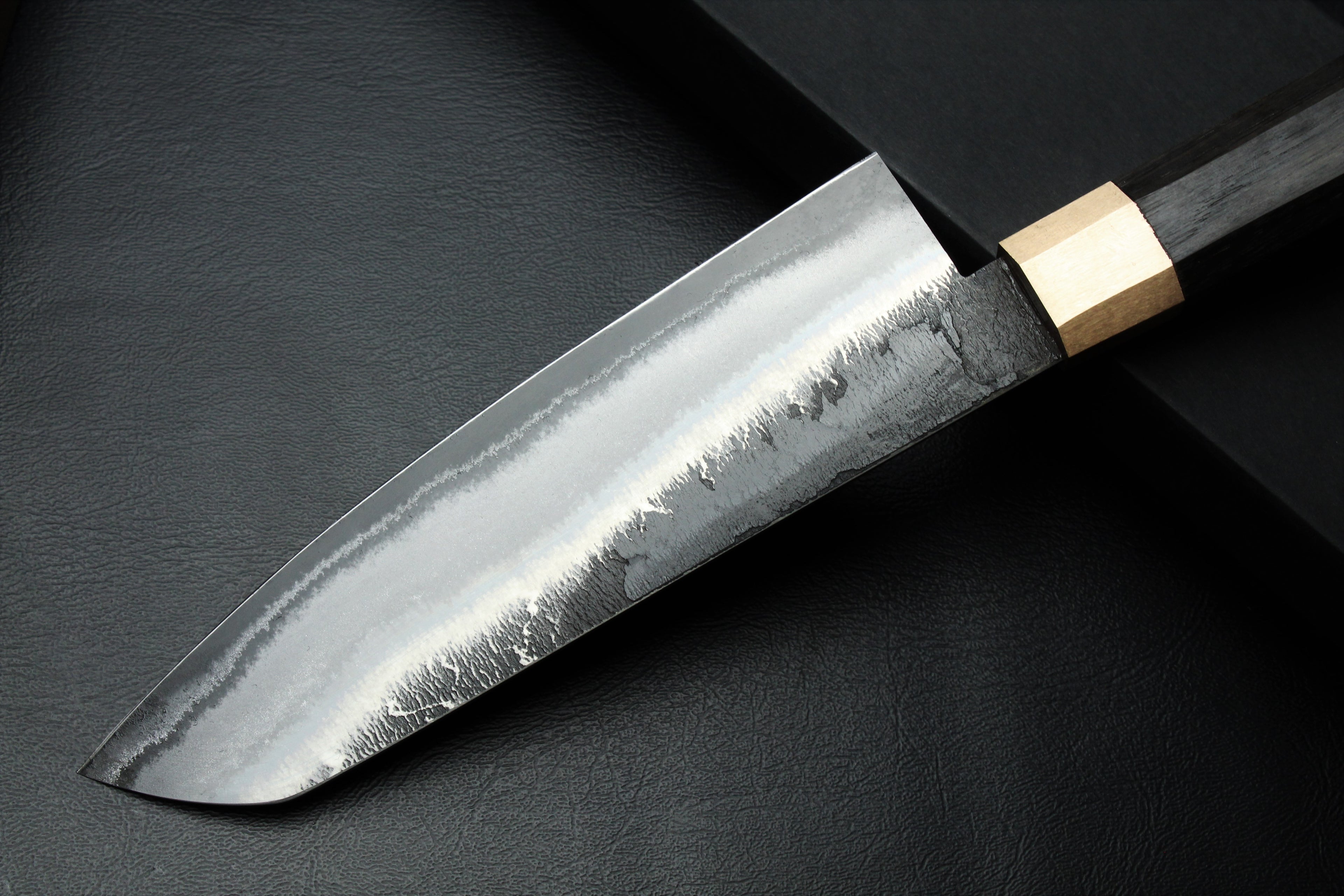 Knife Santoku Mooreiche Oktagonal - Lilienstahl