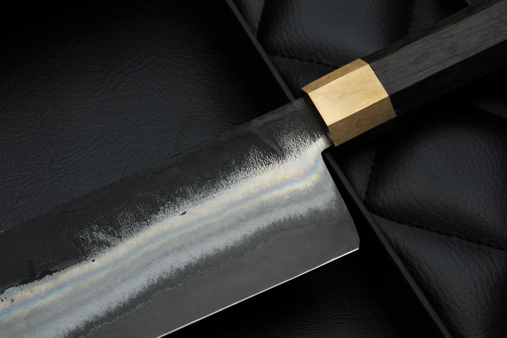 Messer Nakiri Mooreiche Oktagonal - Lilienstahl