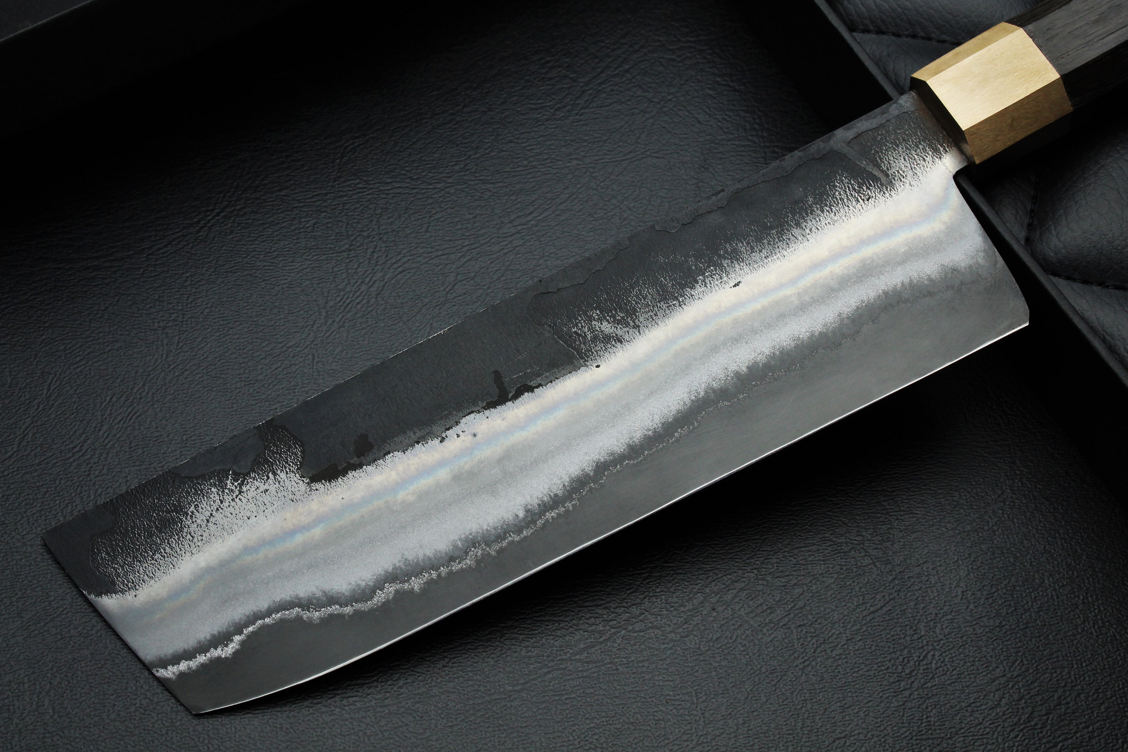 Messer Nakiri Mooreiche Oktagonal - Lilienstahl