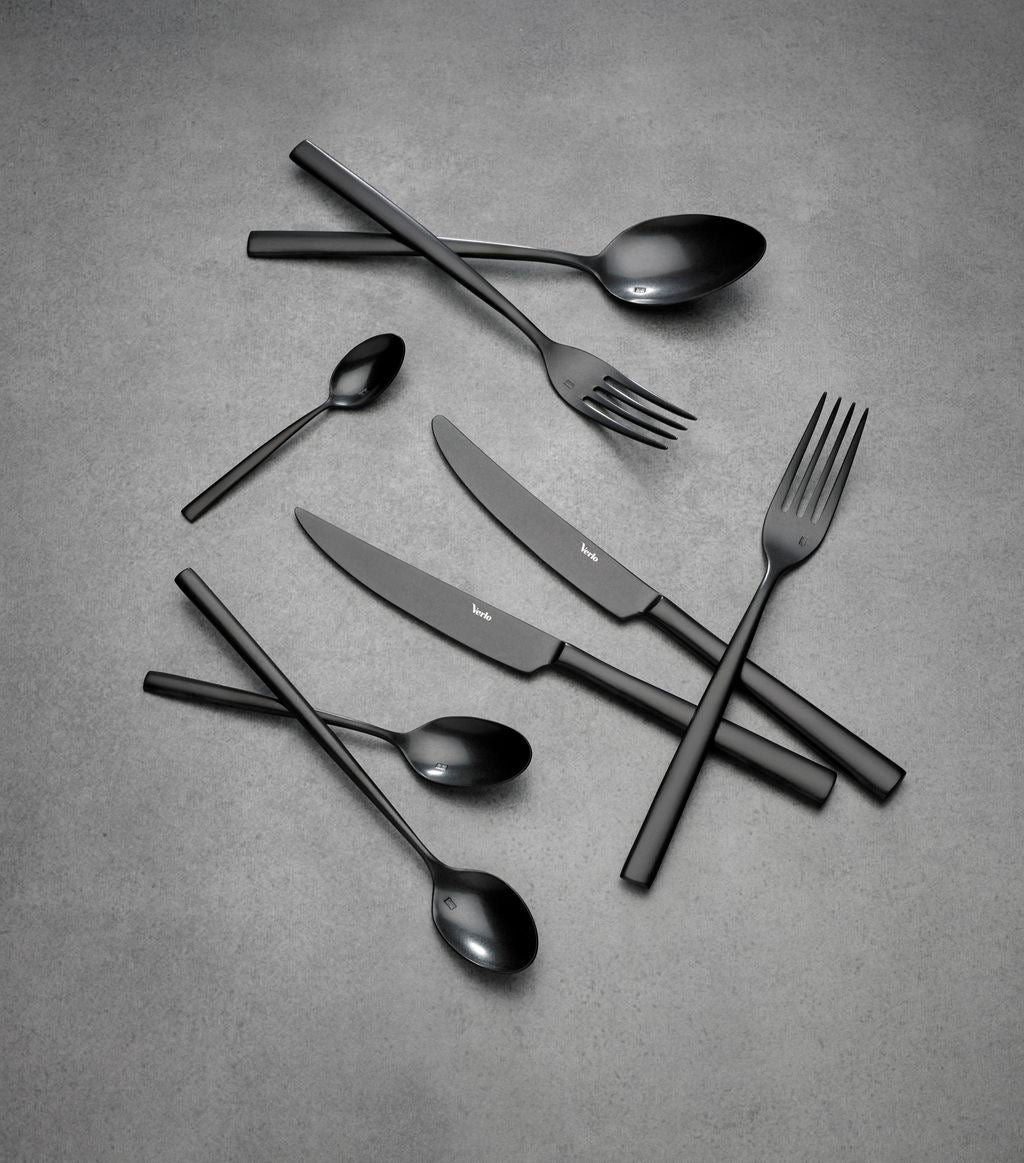 Cutlery set Su Black - Verlo