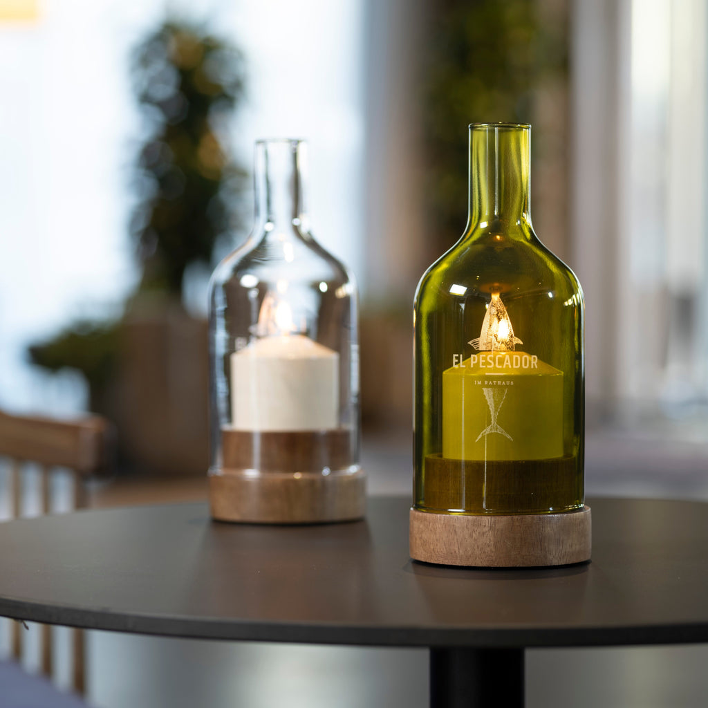 Oil Lamp Ino Wood - Candola