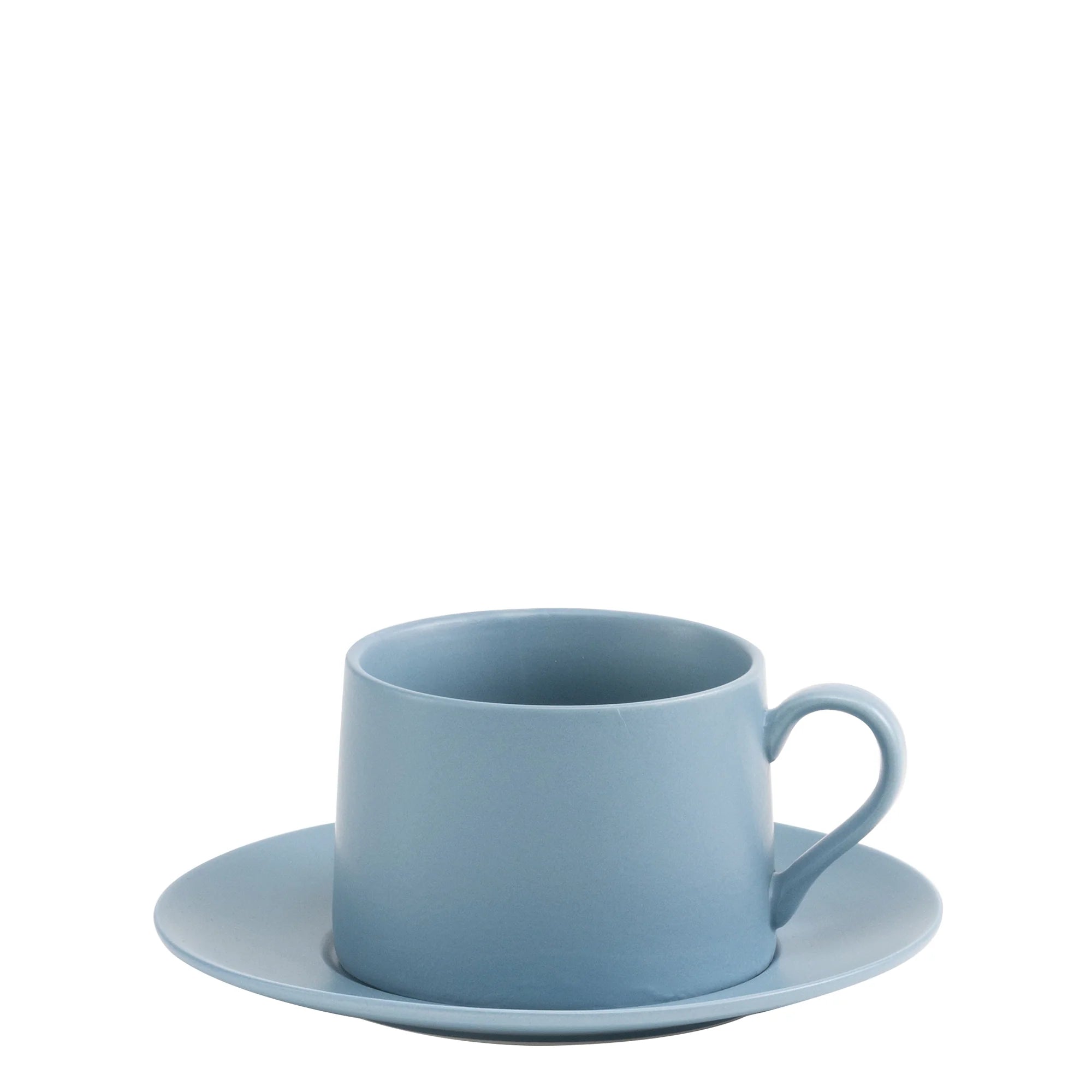 Tea cup and saucer light blue Levante - Zafferano