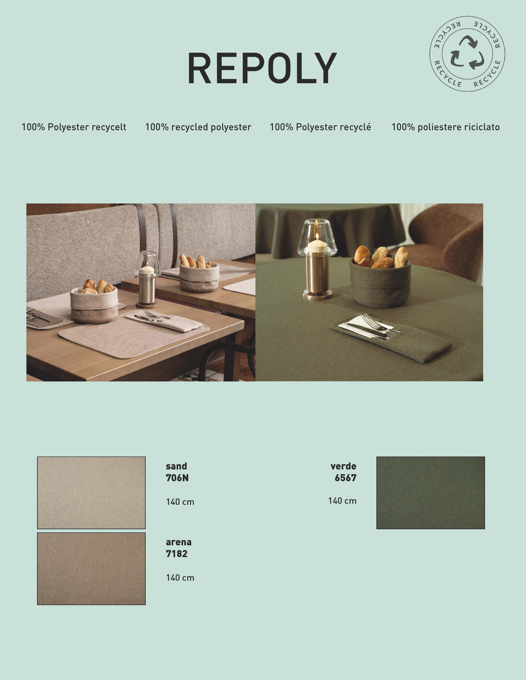 Table Placemat - Reploy Sand