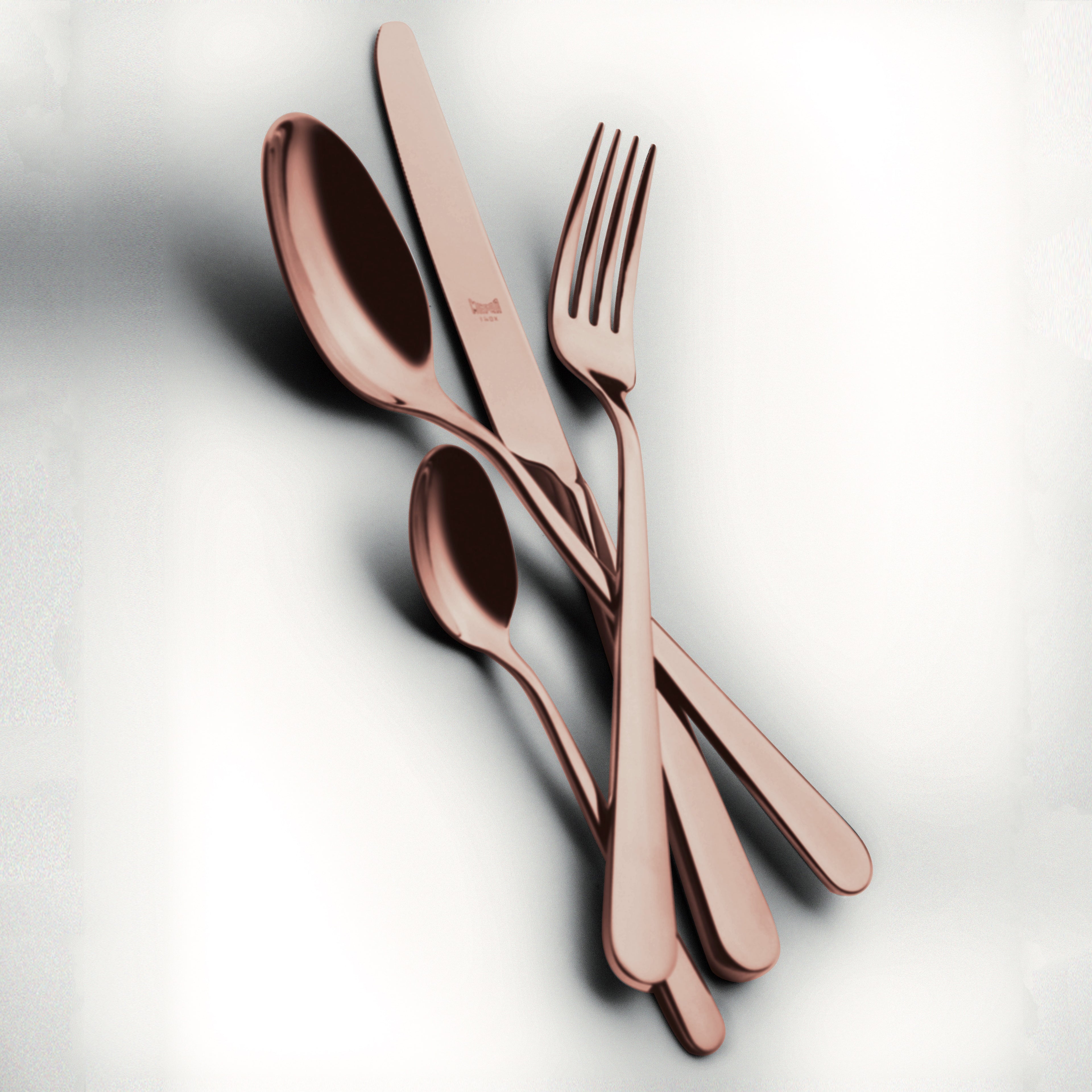 Cutlery set of 24 Stoccolma Pvd Bronze Ice - Mepra