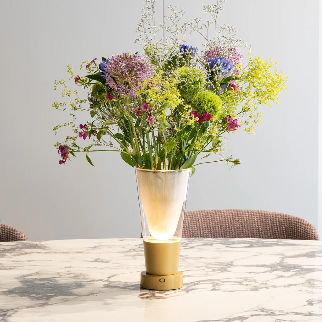 Vase table lamp Soffio - Zafferano