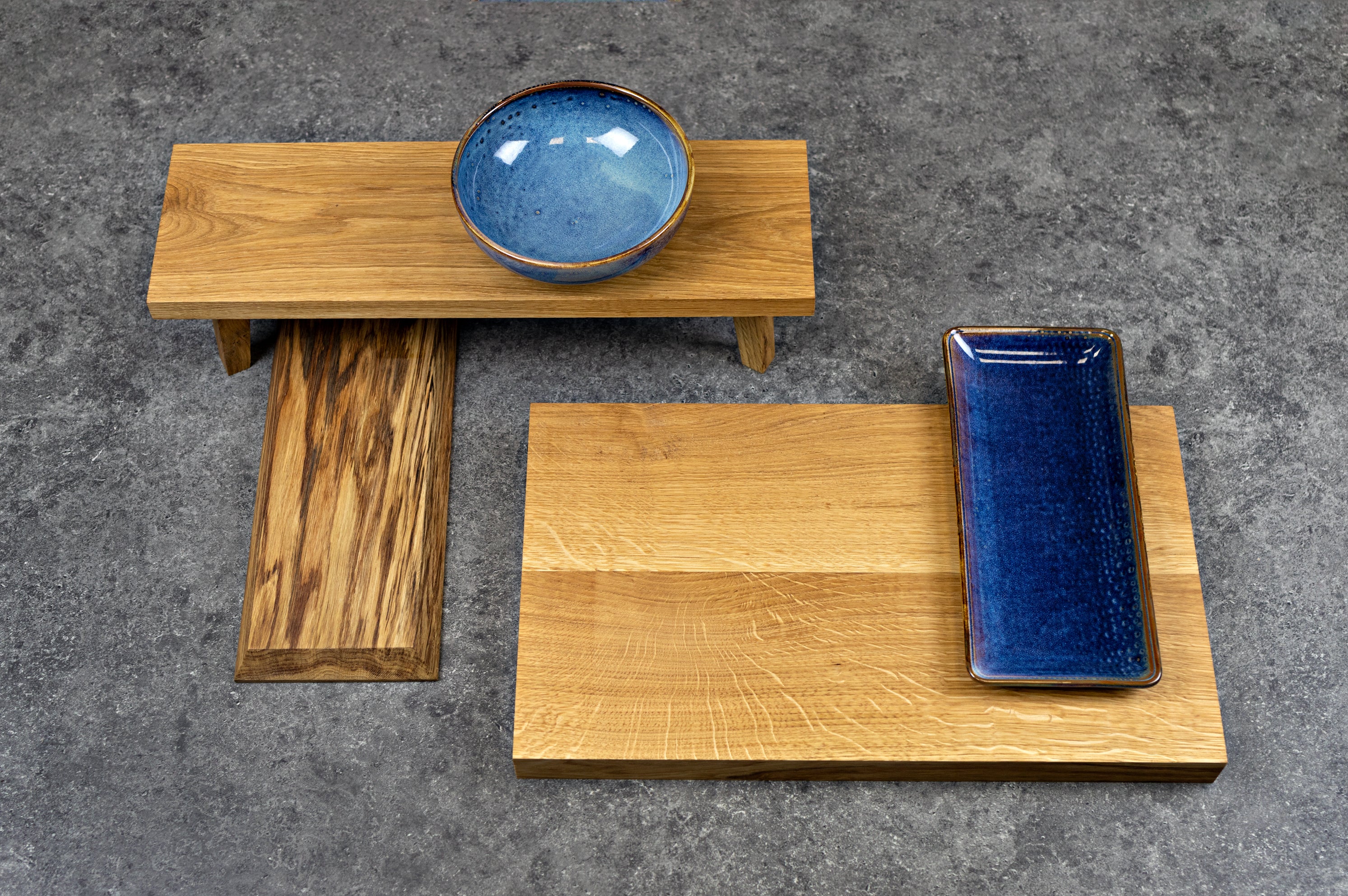 Plat rectangulaire 30,5x14 cm Deep Blue - Verlo