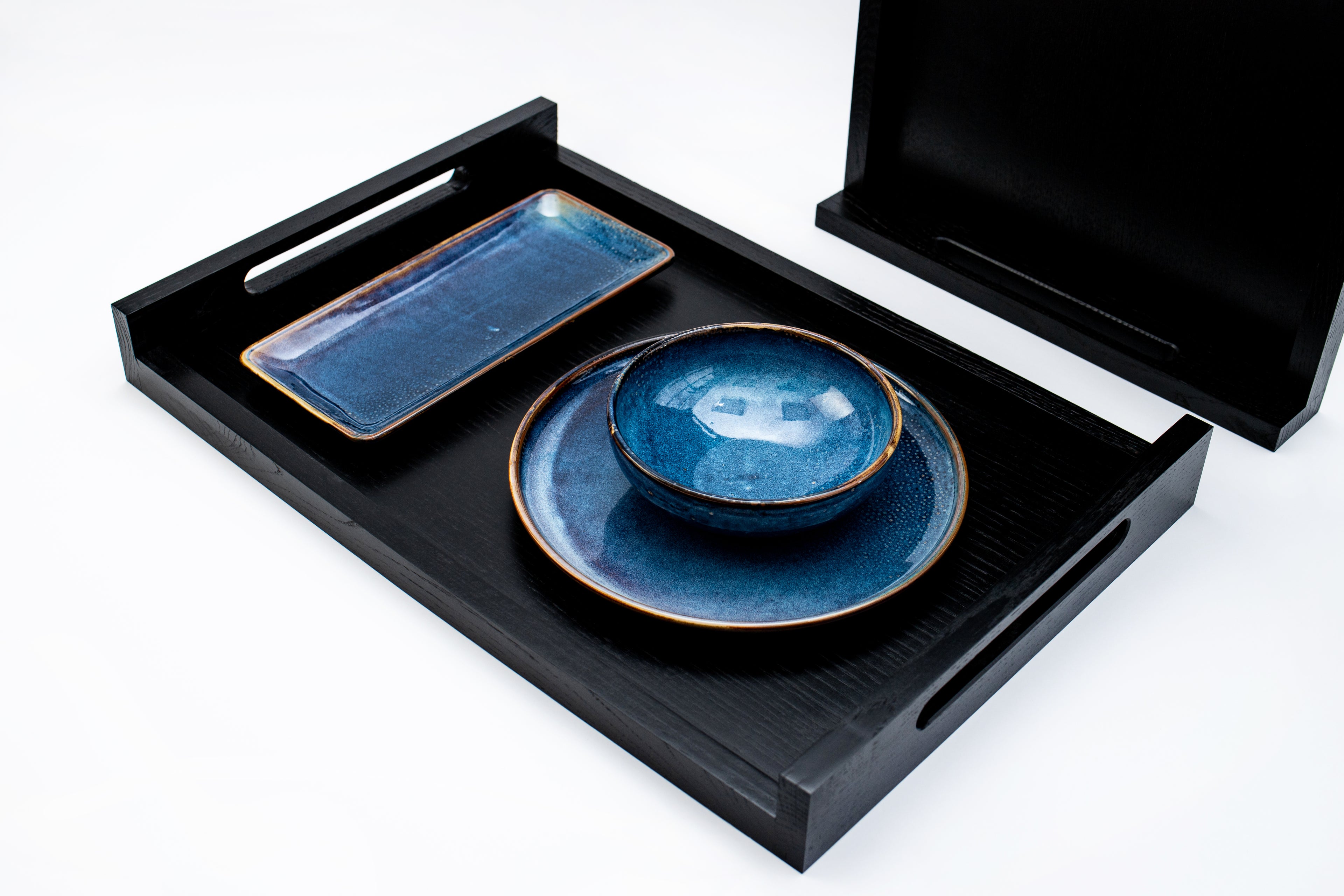 Plat rectangulaire 30,5x14 cm Deep Blue - Verlo