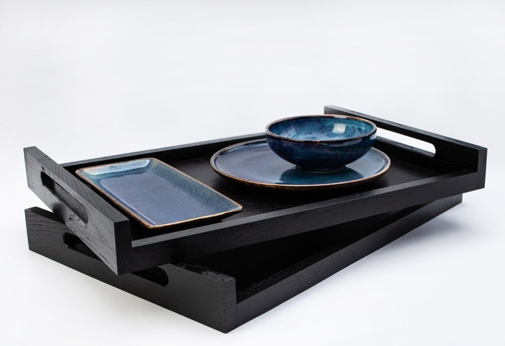 Plat rectangulaire 30,5x14 cm Deep Blue - Verlo