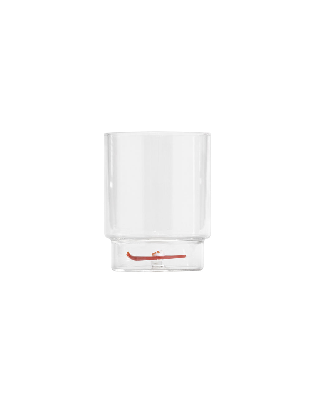 Tumbler red skis Winter Games - Zafferano