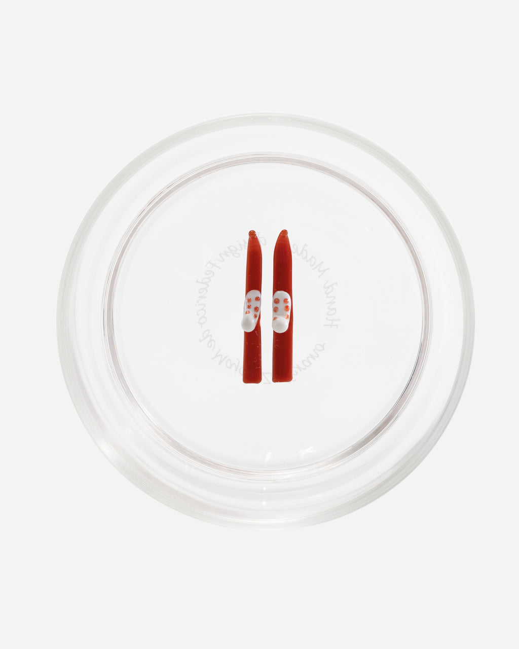 Tumbler red skis Winter Games - Zafferano