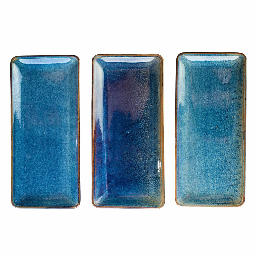 Plat rectangulaire 30,5x14 cm Deep Blue - Verlo