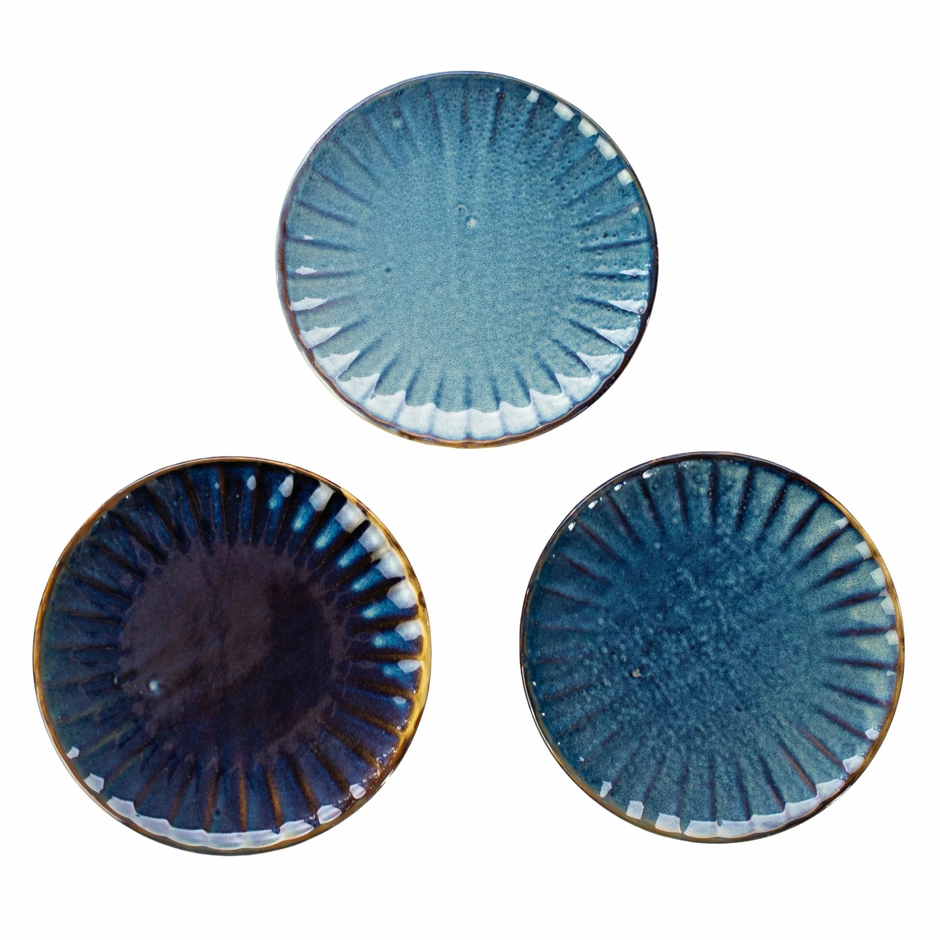 Assiette plate 20,5cm Deep Blue Line - Verlo