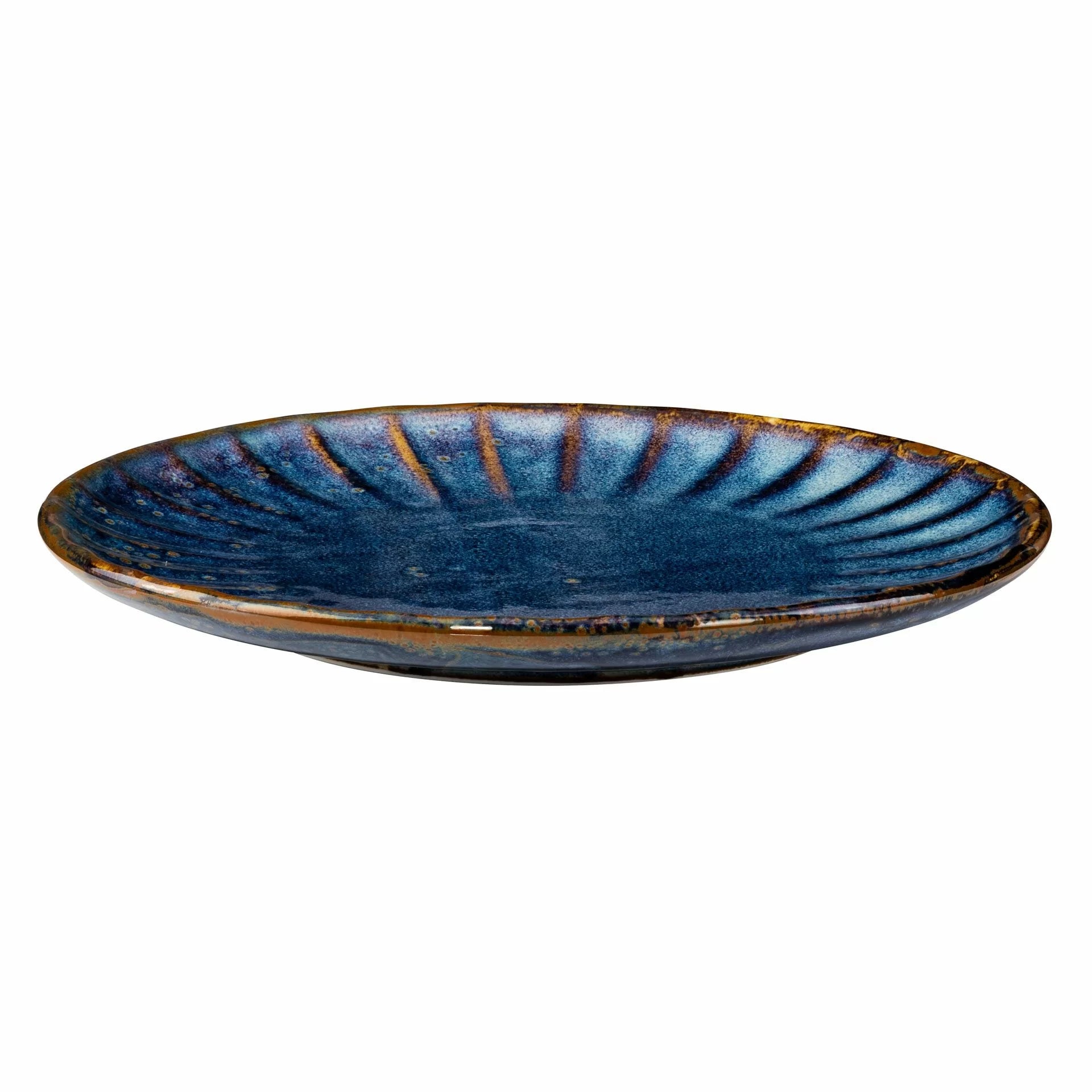 Assiette plate 20,5cm Deep Blue Line - Verlo