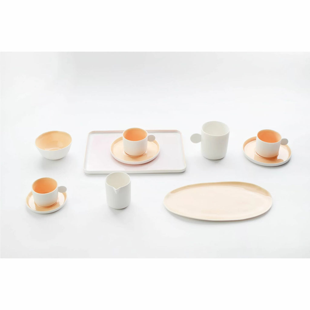 Saucer for tea/coffee cup salmon Eter - Verlo