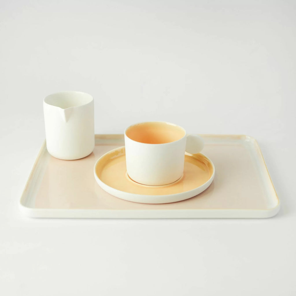 Saucer for tea/coffee cup salmon Eter - Verlo
