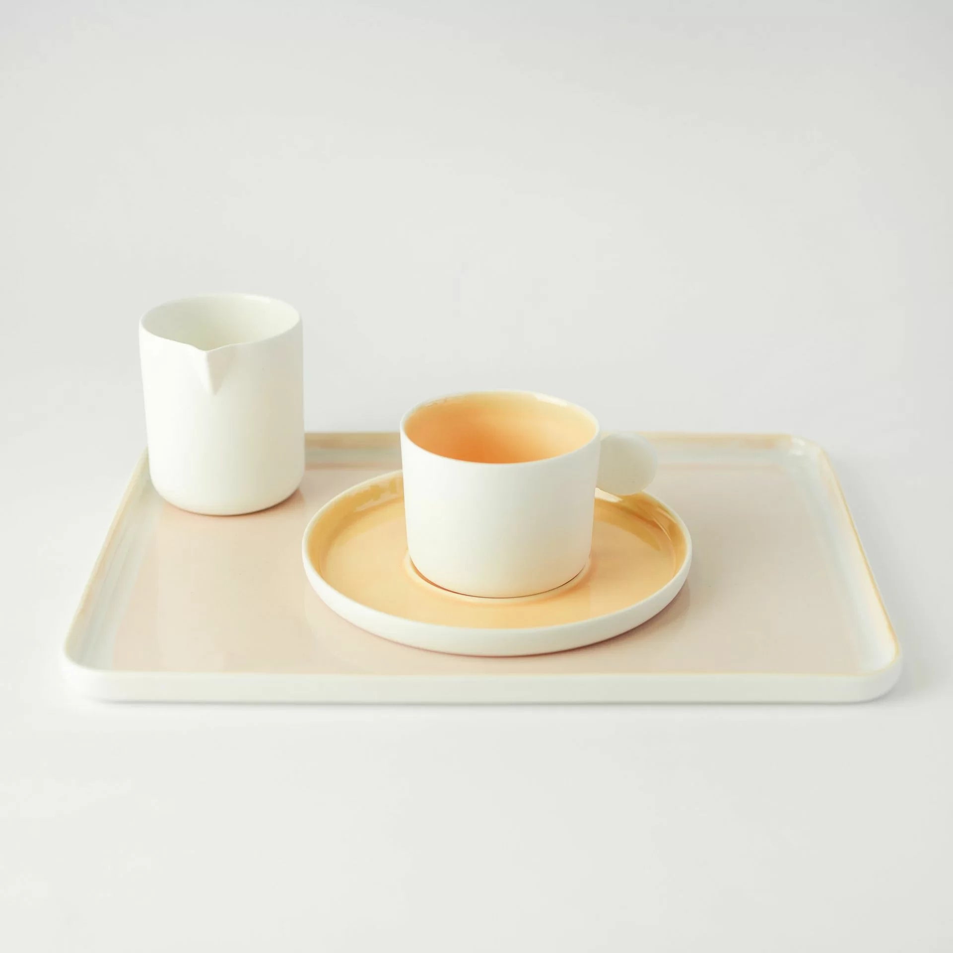 Saucer for tea/coffee cup salmon Eter - Verlo