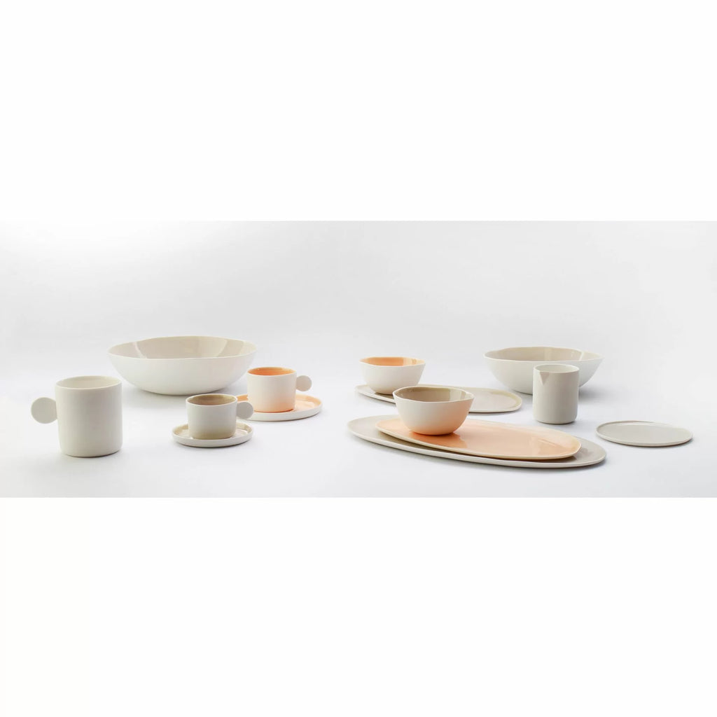 Saucer for espresso cup salmon Eter - Verlo