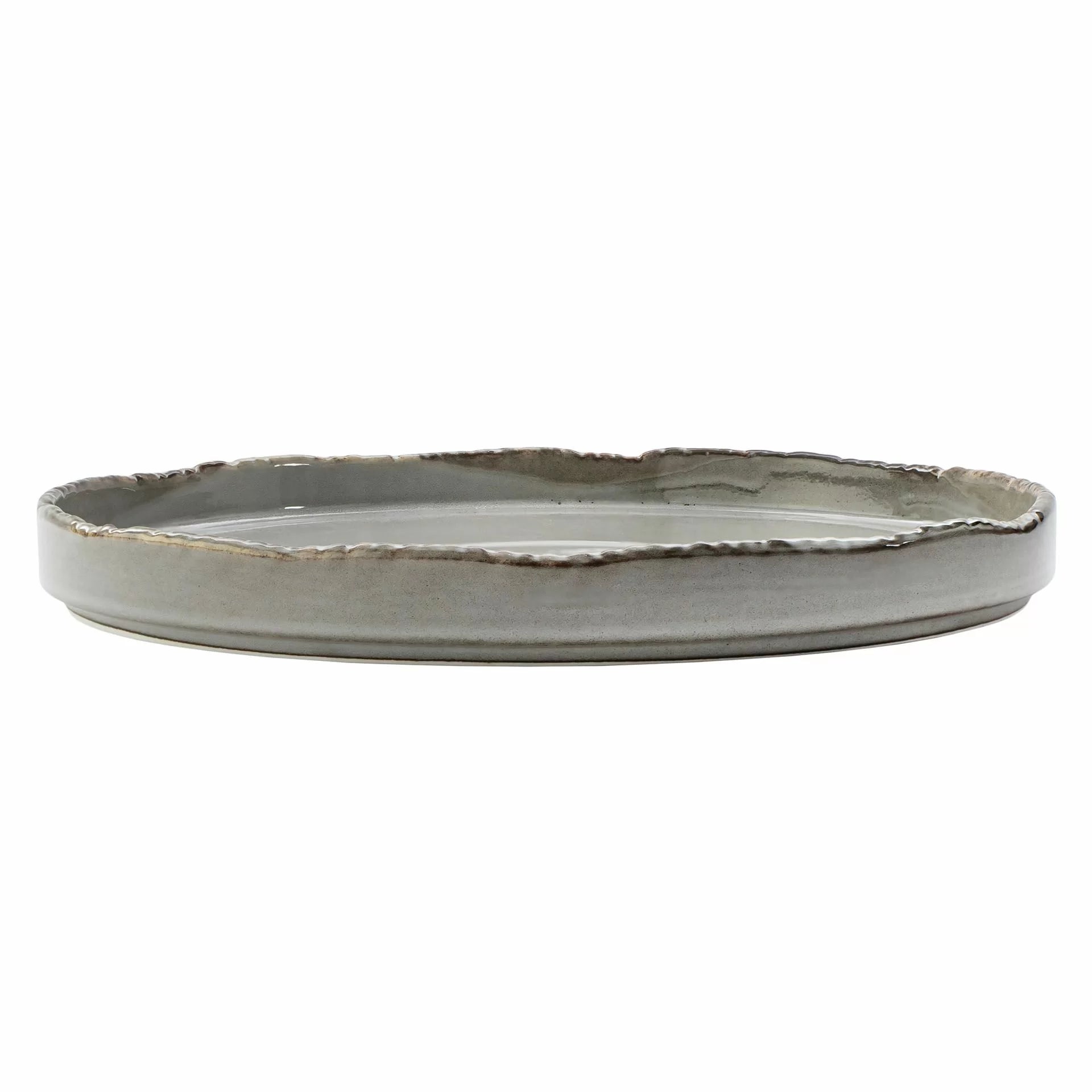 Round flat plate 28cm Samto gray - Verlo