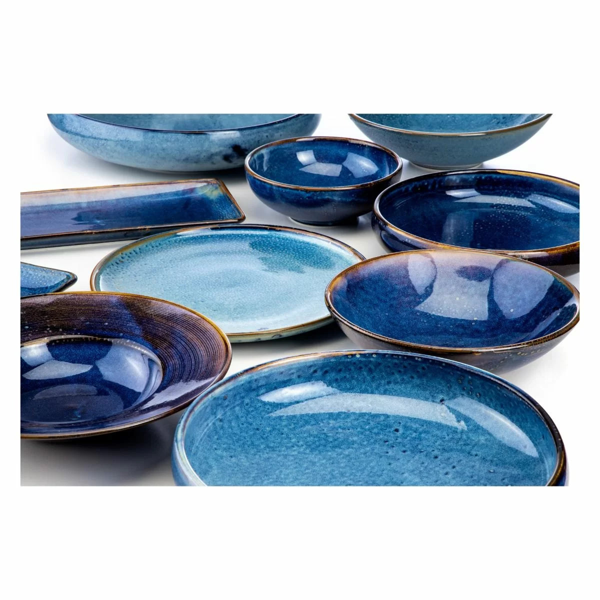 Plat rectangulaire 30,5x14 cm Deep Blue - Verlo